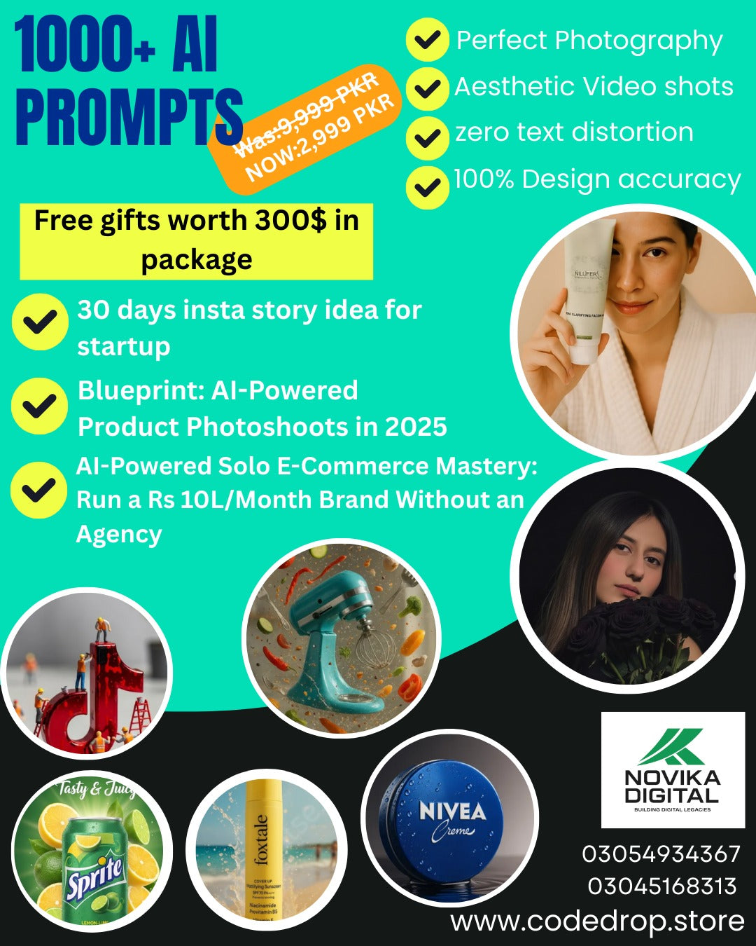 1000+ AI Prompts for professional photography and videography