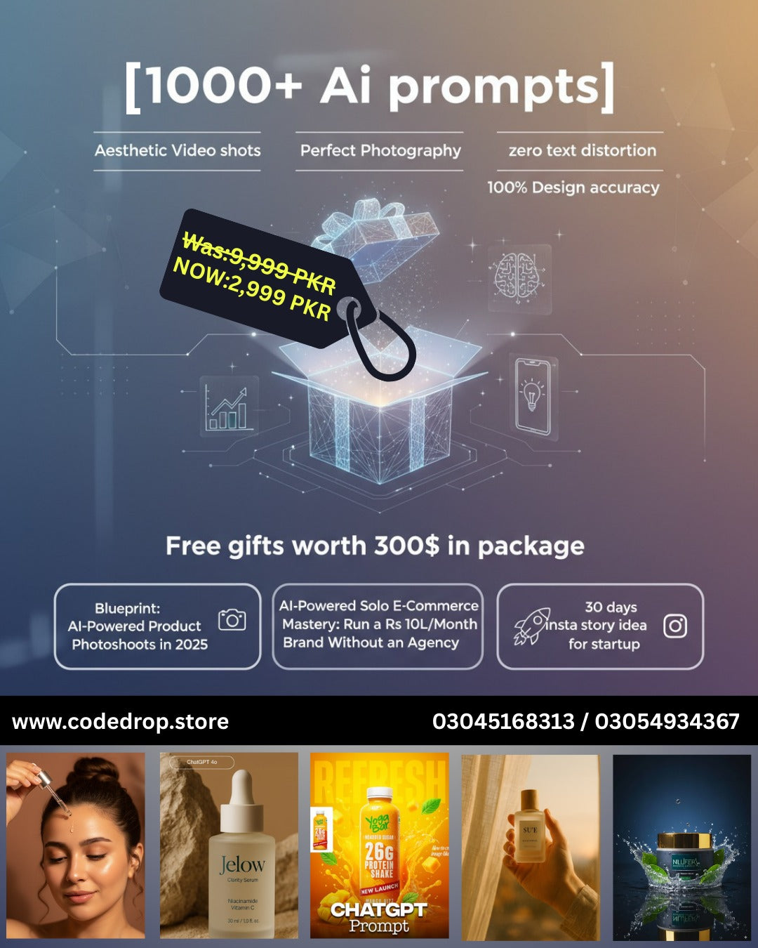 1000+ AI Prompts for professional photography and videography